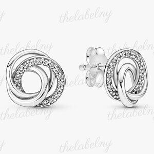 Pandora Family Always Encircled Stud Earrings